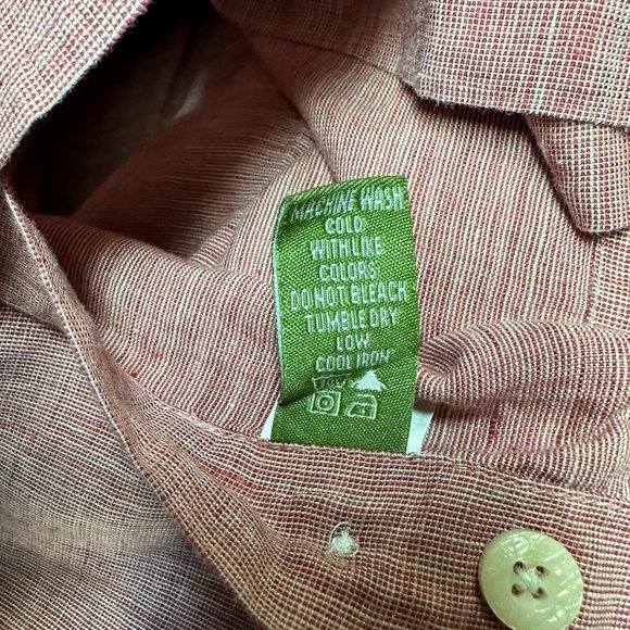 ORVIS LINEN SHIRT - Picture 3 of 6